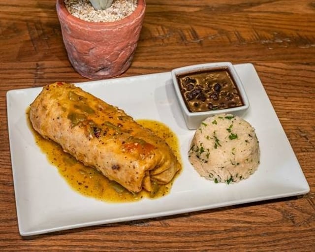 Chicken Fajita Chimichanga.