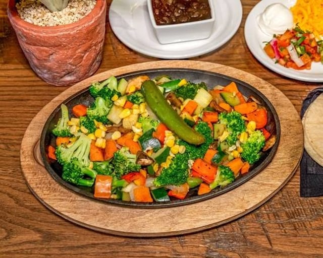 Vegetable Fajitas.