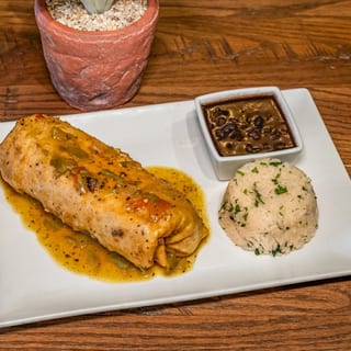 Chicken Fajita Chimichanga