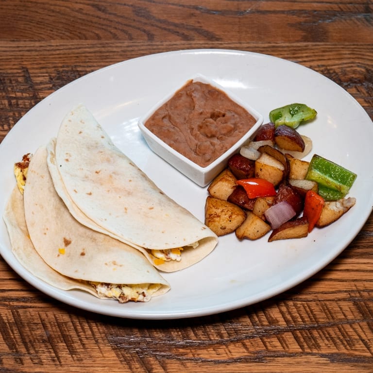Delicious Breakfast Tacos Await